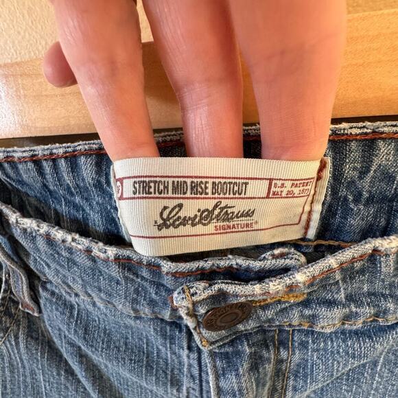 Vintage Levis Womens Mid-Rise Bootcut Jeans Misses 10 Medium Stretch Y2K Western - Picture 2 of 11